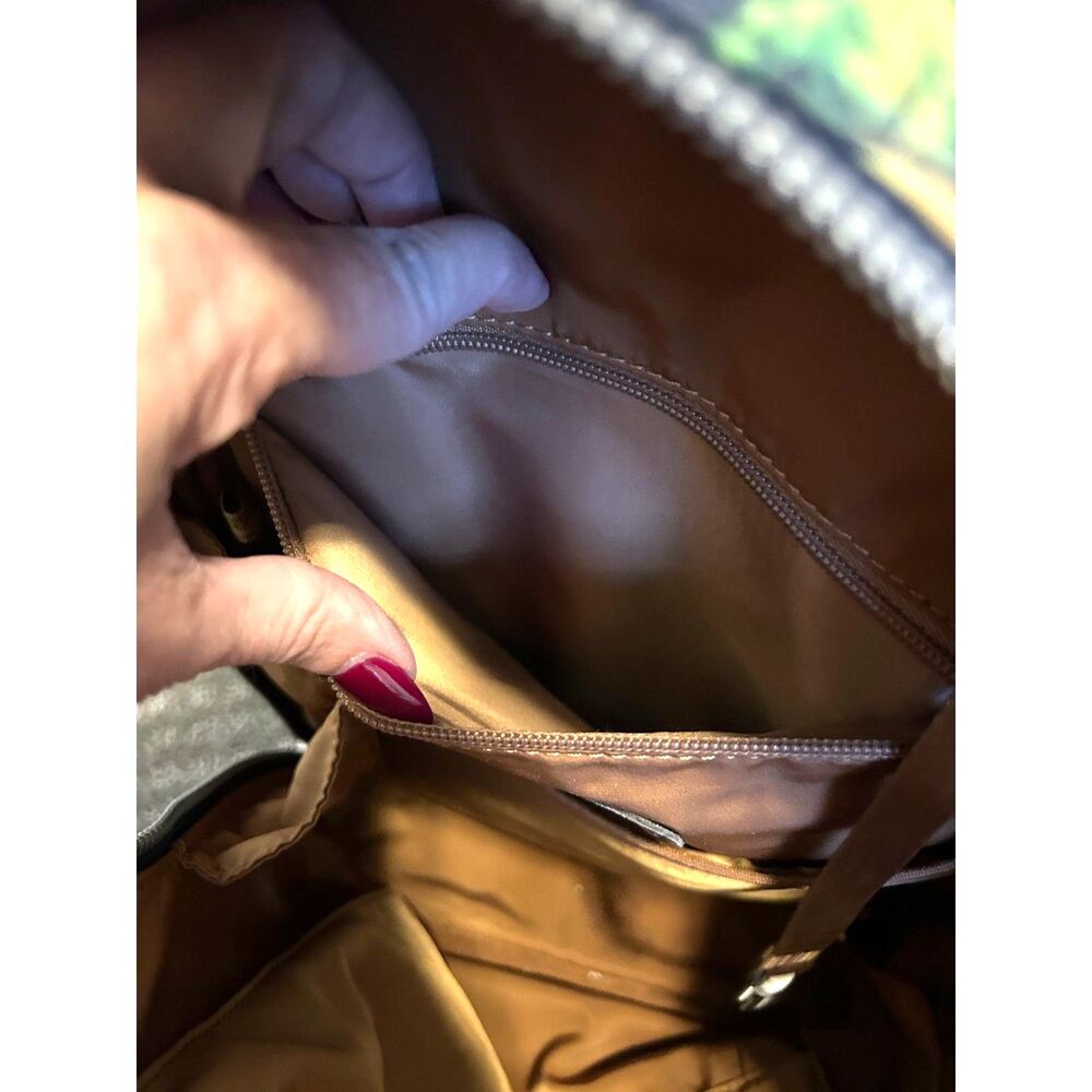 Patricia Nash Lemon Print Backpack - Picture 6 of 12